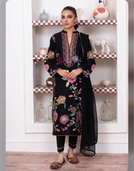 Black Ready to wear 3pcs suit